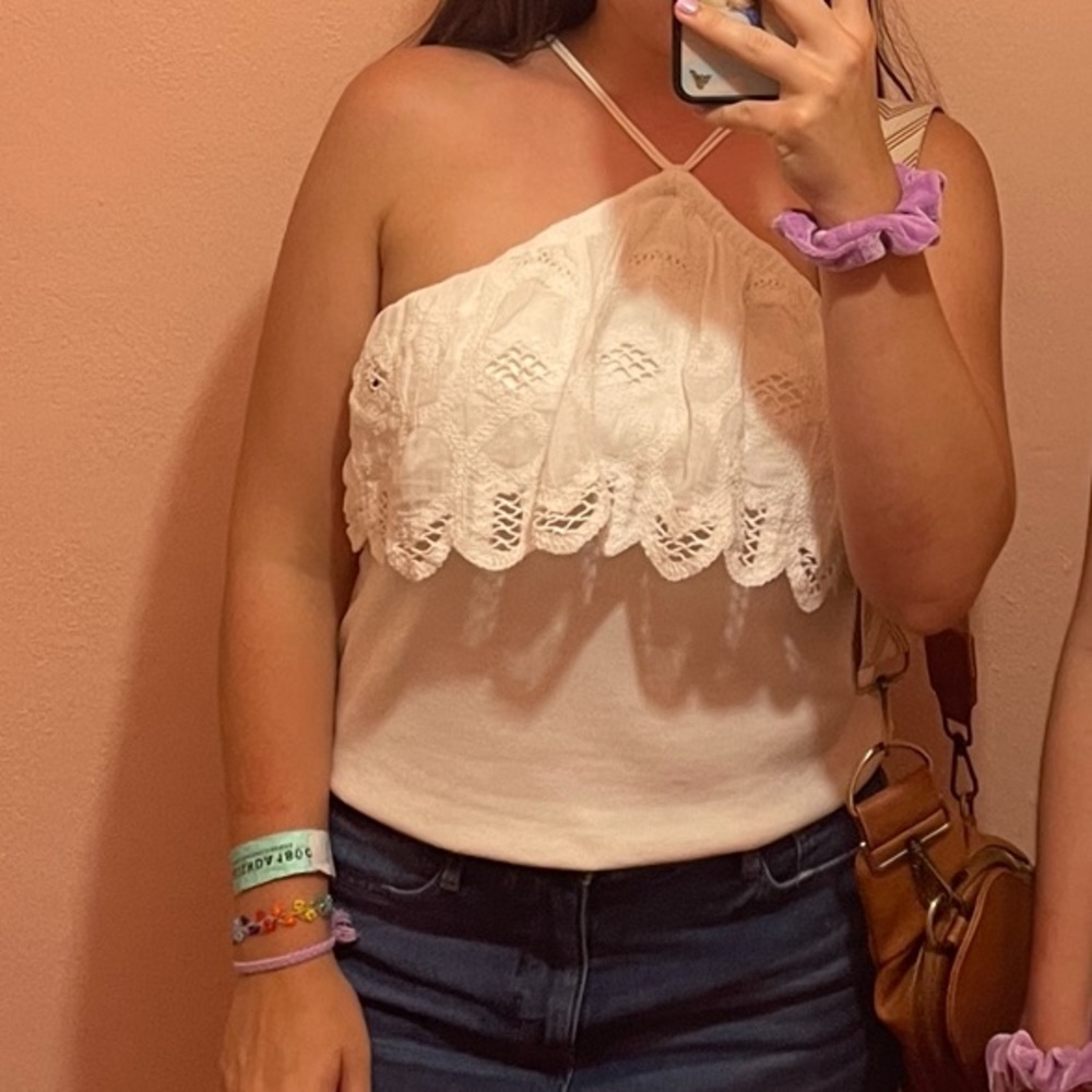 Anthropologie Ruffled Halter Tank - Picture 3 of 10